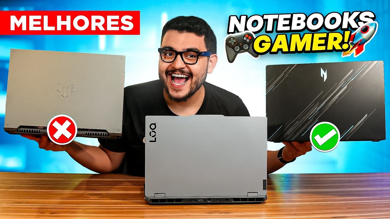 Melhores Notebooks GAMER Custo-Benefício 2026! TOP até R$ 5.000