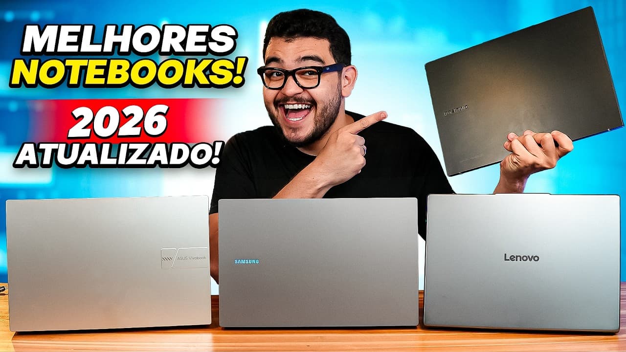 Melhores Notebooks Custo-Benefício até o FIM DE 2026 (atualizado)