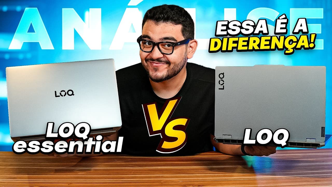 Melhor Notebook Gamer Custo Beneficio de 2026? A diferença REAL entre LOQ e LOQ-E