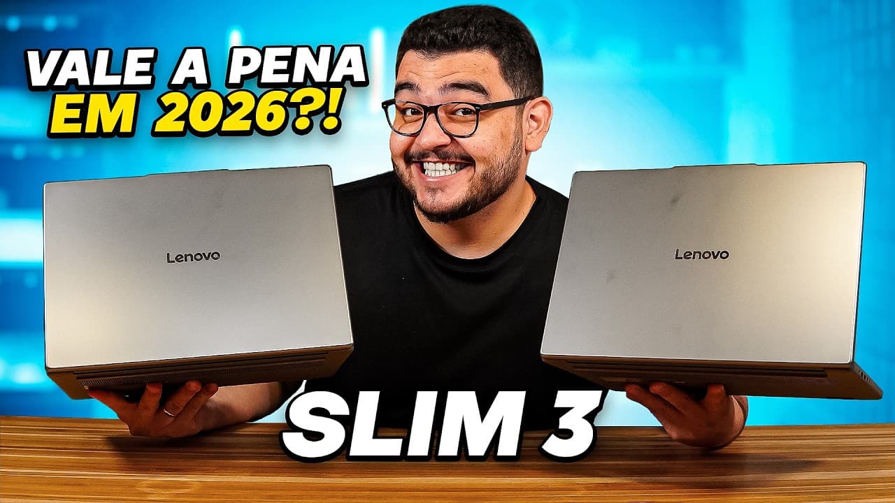 Lenovo Slim 3 ainda VALE A PENA em 2026? Análise sincera