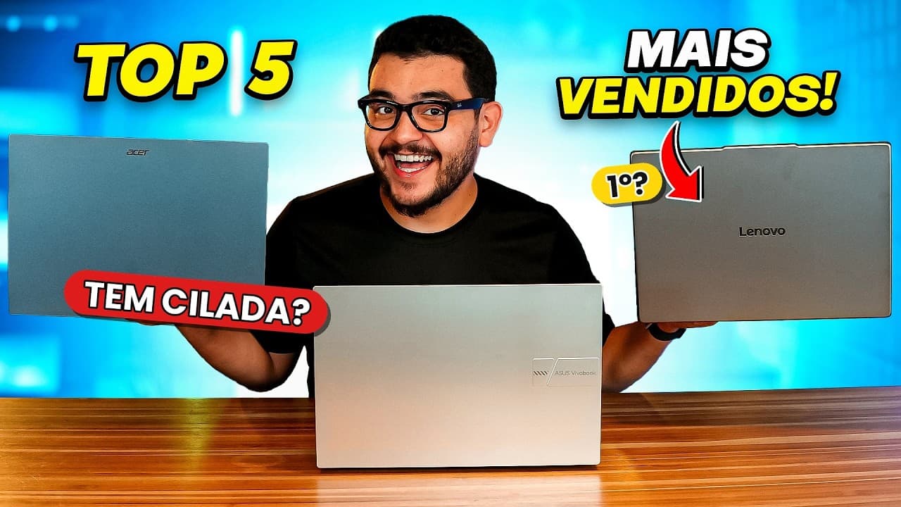 TOP Notebooks Custo-Benefício MAIS VENDIDOS de 2026 (analisei todos)